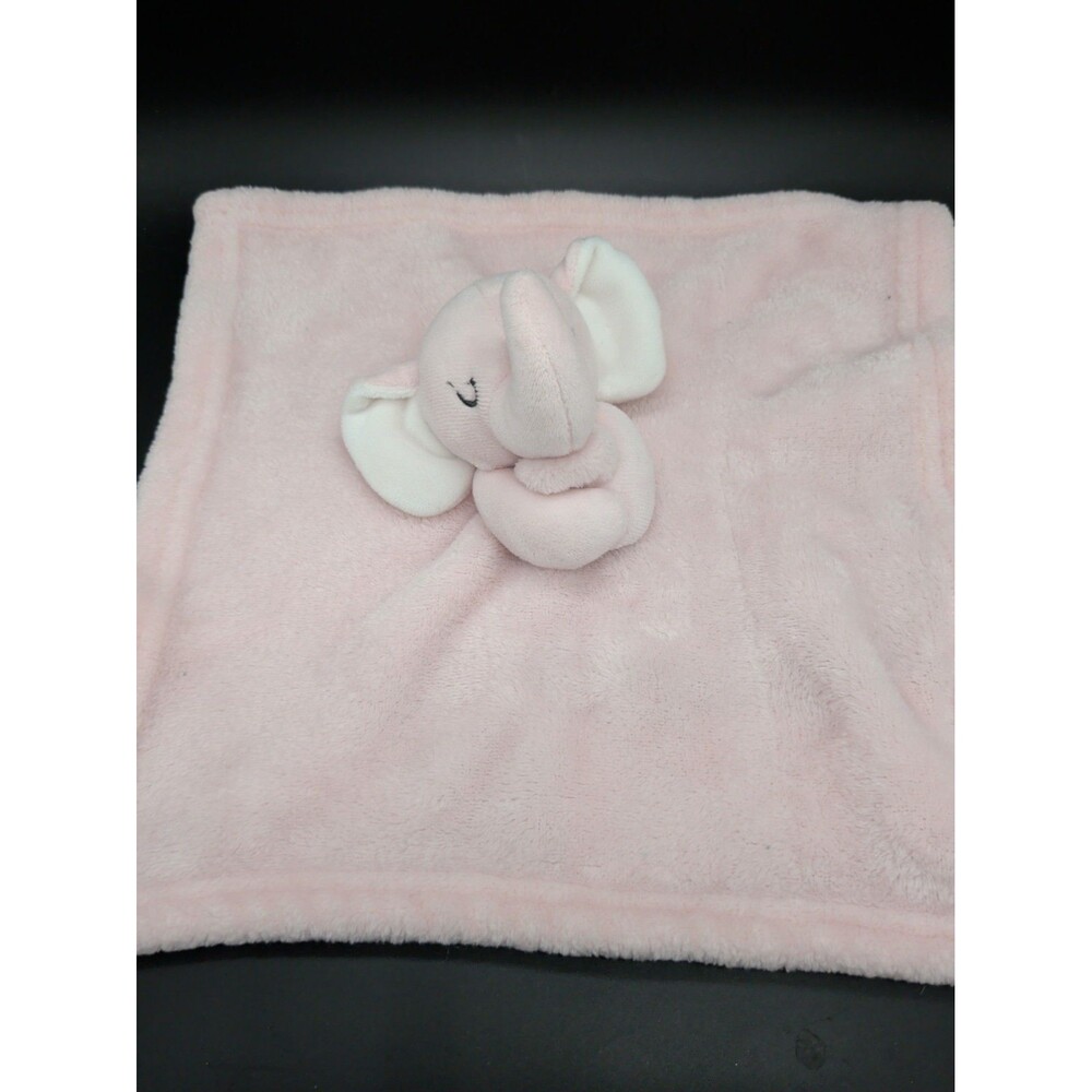 Tahari Baby Pink Elephant Security Blanket Plush Lovey T0442